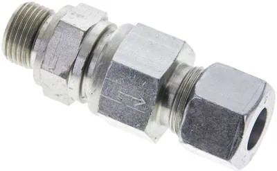 RHV 12 SM, Hydraulický zpětný ventil 12 S (M20x1,5)-M 18x1,5, Ocel pozinkovaná