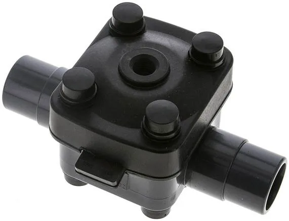 PVCMVKS 32 FKM, Membránový ventil PVC (NO) PVC / FKM, 32 mm Hrdlo k vlepení