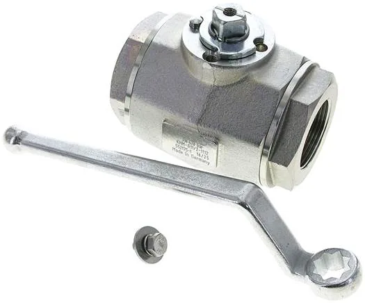 KH 112 HD-GK, Vysokotlaký kulový kohout, ocel, G 1-1/2", 0 až 420 bar