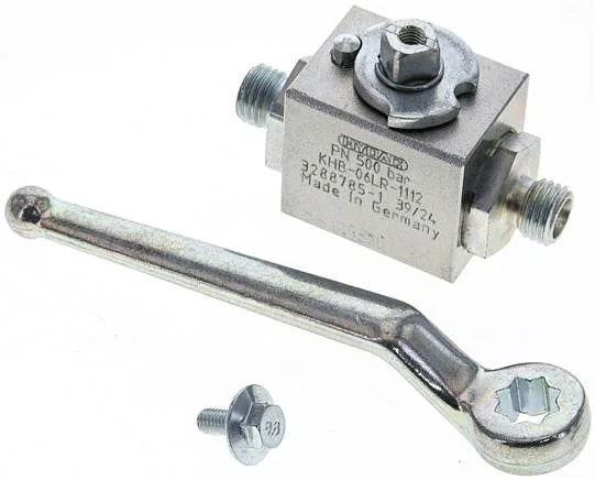 KH 6 L HD-GK, Vysokotlaký kulový kohout, ocel, 6 L (M12x1,5), 0 až 315 bar