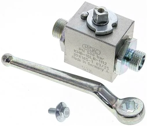 KH 10 L HD-GK, Vysokotlaký kulový kohout, ocel, 10 L (M16x1,5), 0 až 315 bar