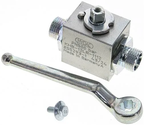 KH 12 L HD-GK, Vysokotlaký kulový kohout, ocel, 12 L (M18x1,5), 0 až 315 bar