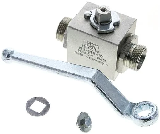 KH 22 L HD-GK, Vysokotlaký kulový kohout, ocel, 22 L (M30x2), 0 až 160 bar