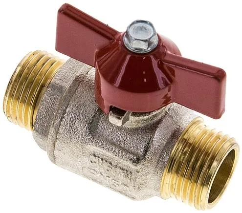 KH 12 AA KN, Mosazný kulový kohout, G 1/2" (vnější závit), -0,9 až 50 bar