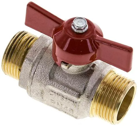 KH 34 AA KN, Mosazný kulový kohout, G 3/4" (vnější závit), -0,9 až 40 bar