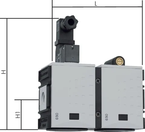BEFULL 382 F 115V, Plnicí jednotky (spouštěcí ventily s 3/2-dráhovým ventilem) - Futura, do 9000 l/min