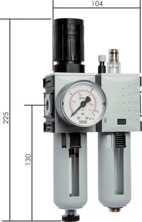 CL 14-1 F M, Jednotky údržby vzduchu 2dílné – konstrukční řada Futura 1, 1750 l/min