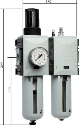 CL 10-2 F M, Jednotky údržby vzduchu 2dílné – konstrukční řada Futura 4, 12000 l/min