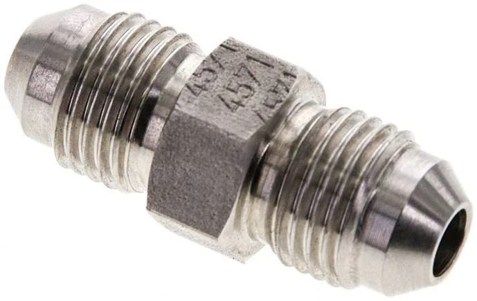 DN 1/2-1/2 ES, Dvojitá vsuvka se závitem JIC (vnější), do 310 bar