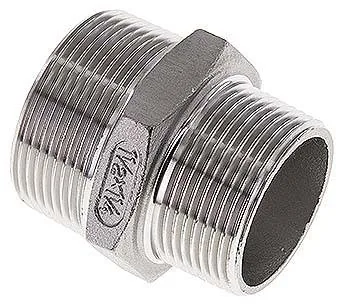 DN 112114 K ES NPT, Dvojité vsuvky se závitem NPT, PN 16