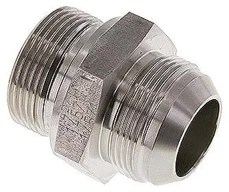 DN 114-15/8 ES, Dvojitá vsuvka se závitem G/JIC (vnější), do 350 bar