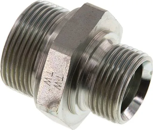 DN 11410 HD, Dvojitá vsuvka se závitem G (60° univerzální těsnicí kužel, vnější, do 400 bar