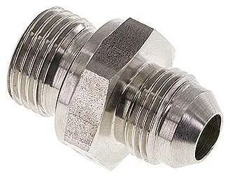 DN 12-3/4 ES, Dvojitá vsuvka se závitem G/JIC (vnější), do 350 bar