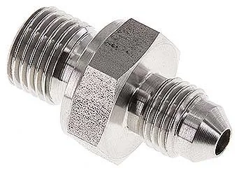 DN 14-7/16 ES, Dvojitá vsuvka se závitem G/JIC (vnější), do 350 bar