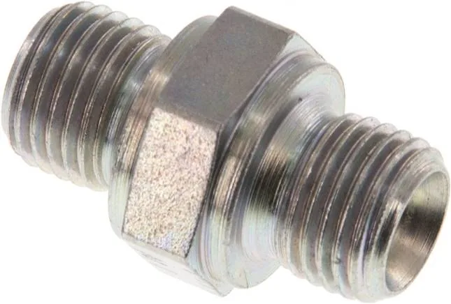 DN 1414 HD, Dvojitá vsuvka se závitem G (60° univerzální těsnicí kužel, vnější, do 400 bar