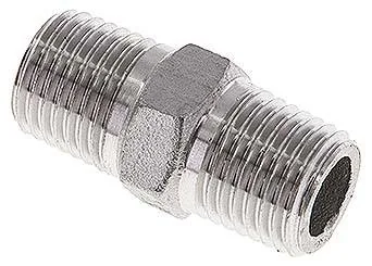 DN 1414 K ES NPT, Dvojité vsuvky se závitem NPT, PN 16
