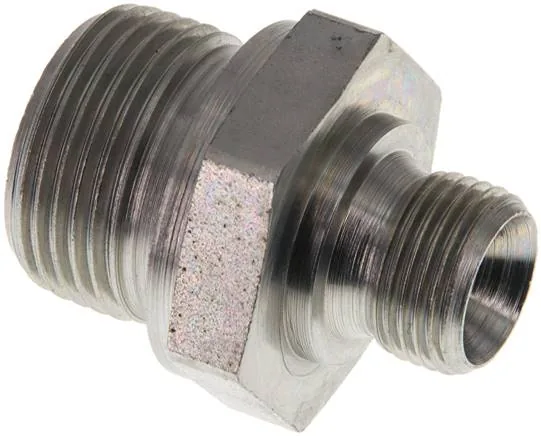 DN 3438 HD, Dvojitá vsuvka se závitem G (60° univerzální těsnicí kužel, vnější, do 400 bar