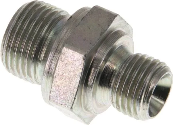 DN 3814 HD, Dvojitá vsuvka se závitem G (60° univerzální těsnicí kužel, vnější, do 400 bar