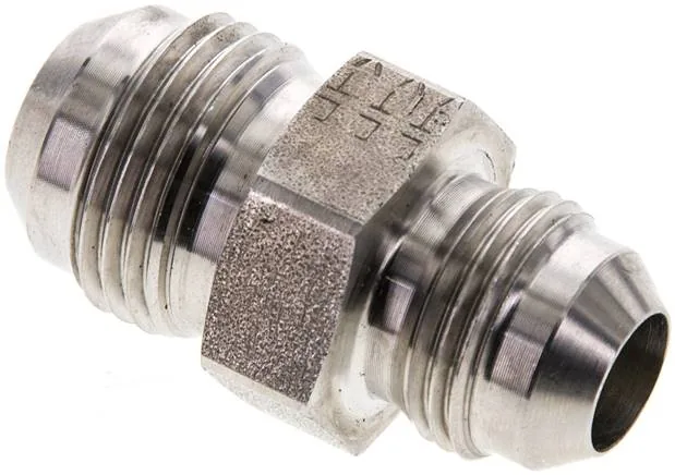 DN 7/8-3/4 ES, Dvojitá vsuvka se závitem JIC (vnější), do 310 bar