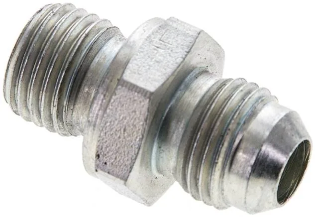 DN M14-9/16, Dvojitá vsuvka s metrickým závitem/závitem JIC (vnější), do 310 bar