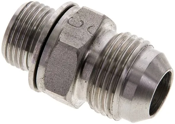 DN M18-7/8 ES, Dvojitá vsuvka s metrickým závitem/závitem JIC (vnější), do 310 bar