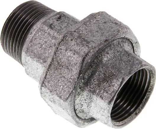 DNT 1010 IA ST, Šroubení s vnitřním a vnějším závitem - kónické těsnění, do 25 bar