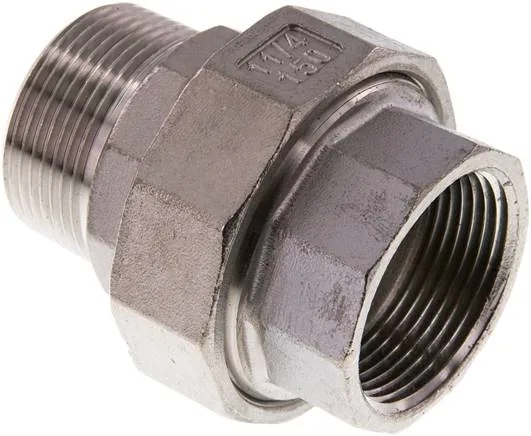 DNT 114114 IA ES-NPT, Šroubení s vnitřním a vnějším závitem - kónické těsnění, do 25 bar