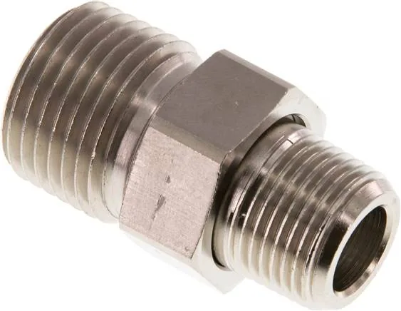 DNT 1238 MSV, Dvojitá vsuvka oddělitelná s vnějším závitem - kónicky těsnicí, do 25 bar