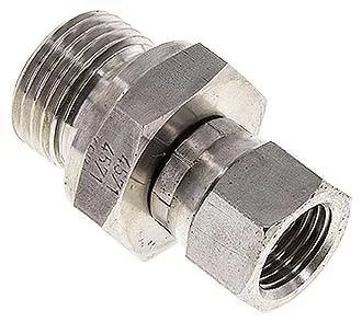 EV 9/16-12 ES, Šroubové spojky se závitem G (vnější) / závitem JIC (vnitřní), do 310 bar