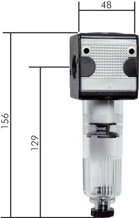 F 14 S AM, Filtr - konstrukční řada Multifix 1, 2000 l/min
