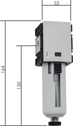 F 38 F AMNC, Filtr – konstrukční řada Futura 1, 2200 l/min