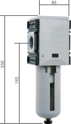F 10 F AM, Filtr – konstrukční řada Futura 4, 8000 l/min