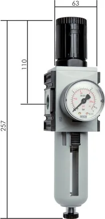 FR 382-2 F, Filtrační regulátor – konstrukční řada Futura 2, až 5200 l/min