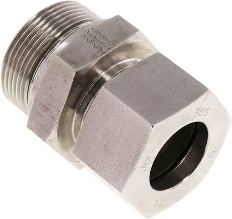 GE 30 SR 11/2 ES ED, Rovná šroubení k našroubování elastomerového těsnění, závit G
