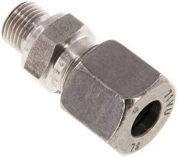 GE 8 LR 1/8 ES, Přímá šroubení k zašroubování, závit G / R