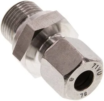 GE 8 LR 3/8 ES, Přímá šroubení k zašroubování, závit G / R