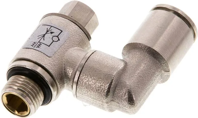 GRAIQS 188 MSV, Zpětné ventily se škrtící klapkou (regulace odvodu vzduchu / regulace přívodu vzduchu) se šroubem se zářezem, rovný tvar, MSV
