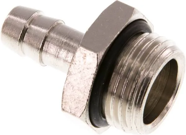 GT 129 MSV ED, Hadicové trny s válcovým závitem – elastomerové těsnění, PN 30