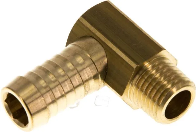 GTW M1413 MS, Úhlové závitové nátrubky s metrickým závitem, PN 16