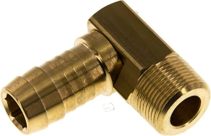 GTW M2419 MS, Úhlové závitové nátrubky s metrickým závitem, PN 16