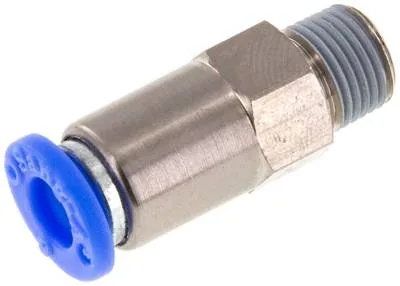 HAIQS 186, Zpětný ventil R 1/8"-6 mm, průtok od závitu k hadici, IQS standard