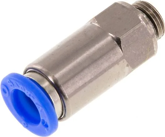 HBIQS 188 G, Zpětný ventil G 1/8"-8 mm, průtok od hadice k závitu, IQS standard