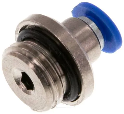 IQSG 144 IG, Přímá nástrčná spojka G 1/4"-4 mm, IQS standard s vnitřním šestihranem