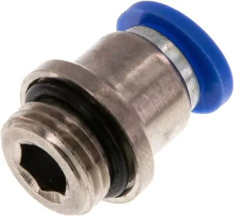 IQSG 148 IG, Přímá nástrčná spojka G 1/4"-8 mm, IQS standard s vnitřním šestihranem