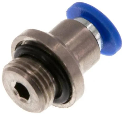 IQSG 184 IG, Přímá nástrčná spojka G 1/8"-4 mm, IQS standard s vnitřním šestihranem