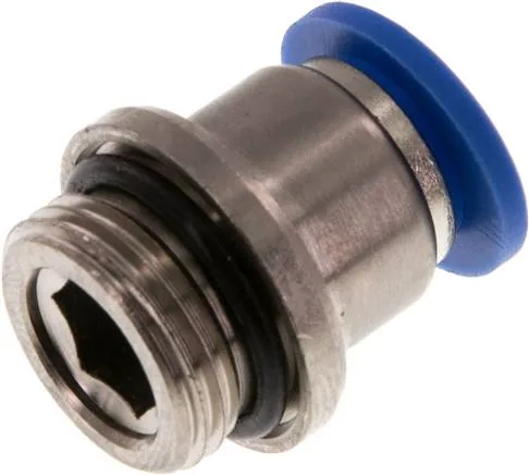 IQSG 3810 IG, Přímá nástrčná spojka G 3/8"-10 mm, IQS standard s vnitřním šestihranem