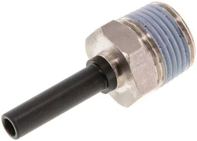 IQSG 386H, Nátrubek k zašroubování R 3/8"-6 mm koncovka rychlospojky, IQS standard