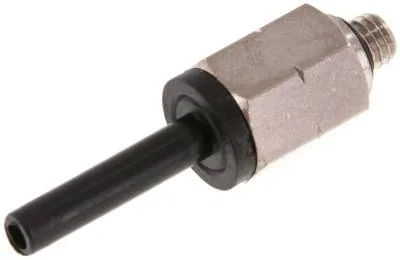 IQSG U104H, Nátrubek k zašroubování UNF 10-32-4 mm koncovka rychlospojky, IQS standard