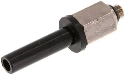 IQSG U106H, Nátrubek k zašroubování UNF 10-32-6 mm koncovka rychlospojky, IQS standard