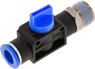 IQSHA 31212, 3/2cestný uzavírací ventil R 1/2" 12 mm, Strana závitu pro odvzdušnění